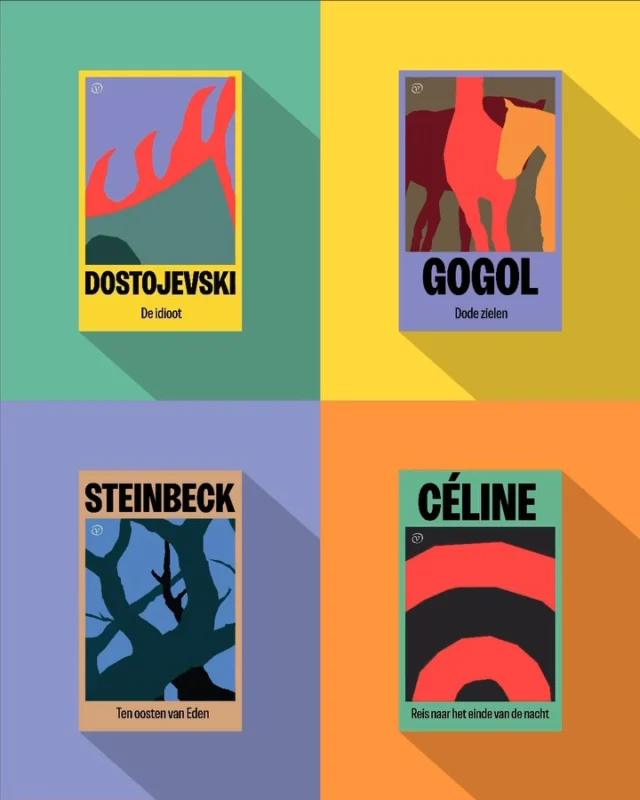 Out now! Timeless classics. Four literary must-reads to kick off a new series, published by @vanoorschot. 

#classics
#literature
#judgeabookbyitscover
#bookcoverdesign
#graphicdesign